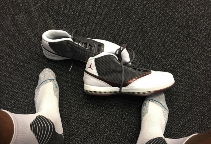 AJ16,Air Jordan 16 AJ16 P.J. Tucker 赛场上脚 Air Jordan 16 “Cherrywood”