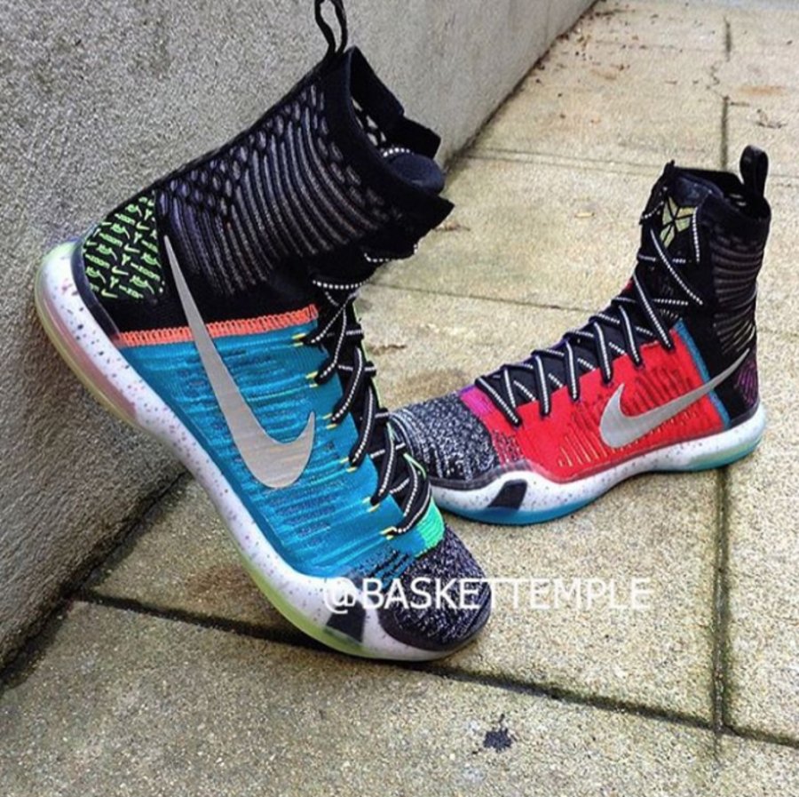 815810-900,Kobe 10 Elite,Kobe 815810-900 Kobe 10 Elite “What The” 实物曝光