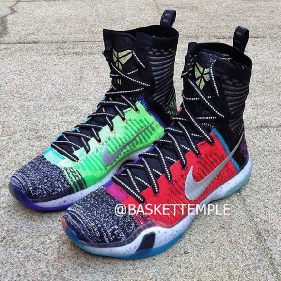815810-900,Kobe 10 Elite,Kobe 815810-900 Kobe 10 Elite “What The” 实物曝光