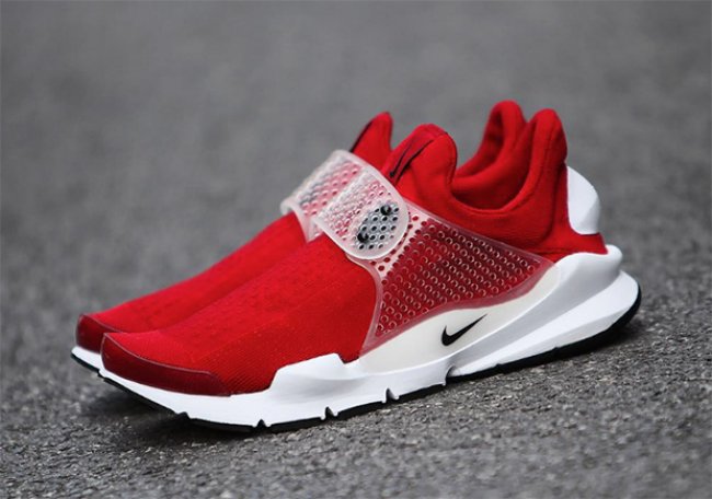 819686-601,Sock Dart,Nike 819686-601袜子鞋 Nike Sock Dart 2016 红白配色实物近赏
