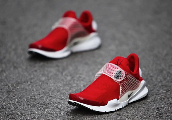 819686-601,Sock Dart,Nike 819686-601袜子鞋 Nike Sock Dart 2016 红白配色实物近赏