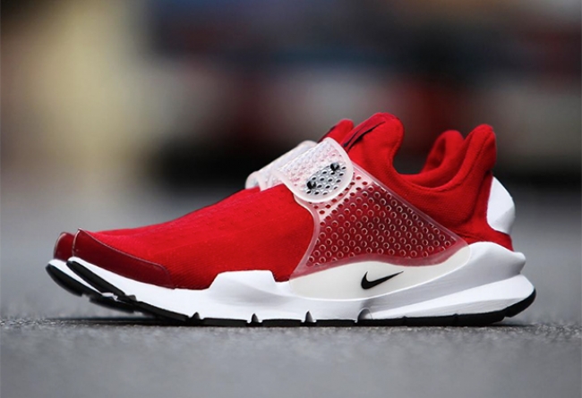 819686-601,Sock Dart,Nike 819686-601袜子鞋 Nike Sock Dart 2016 红白配色实物近赏