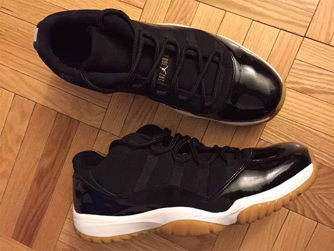 AJ11,Air Jordan 11,AJ11 Low AJ11LOW低帮 黑生胶 Air Jordan 11 Low “Black/Gum” 将在 2016 年发售