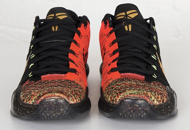 802560-076,Kobe 10 Elite Low,K 802560-076 Kobe 10 Elite Low “Xmas” 圣诞黑金实物近赏