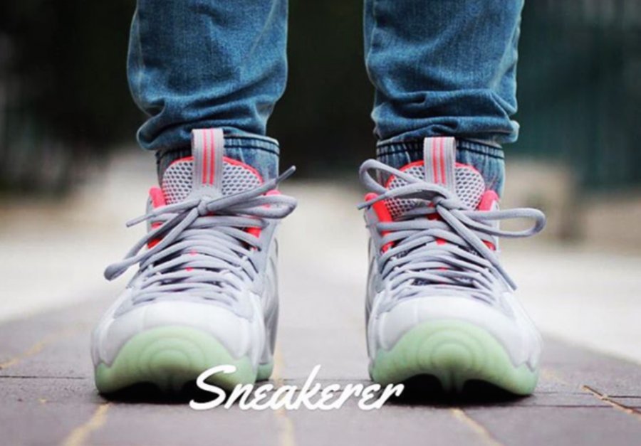 Foamposite Pro,Foamposite 616750-003 Nike Air Foamposite Pro “Pure Platinum” 上脚实拍