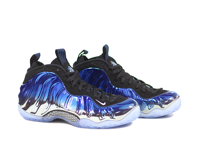 575420-008,Foamposite One,Foam 575420-008蓝镜喷 Nike Air Foamposite One “Blue Mirror” 实物近赏