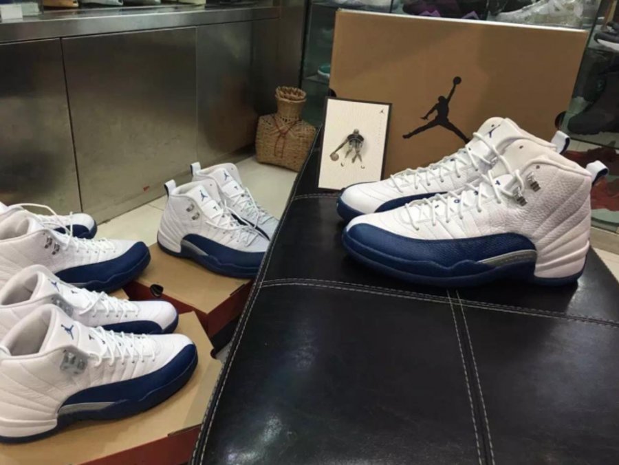 130690-113,AJ12,Air Jordan 12 130690-113AJ12 法国蓝 Air Jordan 12 “French Blue” 全新实物图片