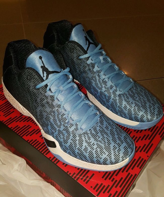828051-401,AJ29,Air Jordan 29, 828051-401AJ29 北卡蓝 Air Jordan XX9 Low “UNC” 实物图赏