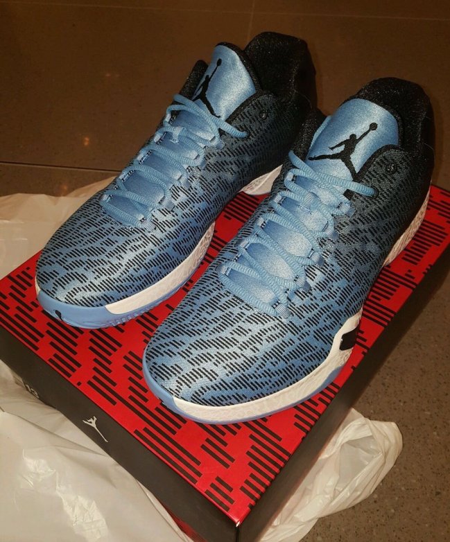 828051-401,AJ29,Air Jordan 29, 828051-401AJ29 北卡蓝 Air Jordan XX9 Low “UNC” 实物图赏