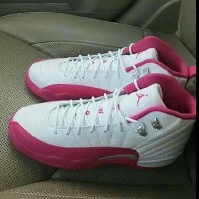 AJ12,Air Jordan 12 510815-109AJ12 Air Jordan 12 GS "Dynamic Pink" 白粉新色曝光