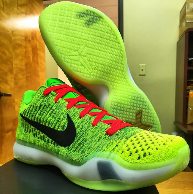 Kobe 10 Elite Low,Kobe 10,NIKE  NIKEiD Kobe 10 Elite Low 青蛇配色实物图赏