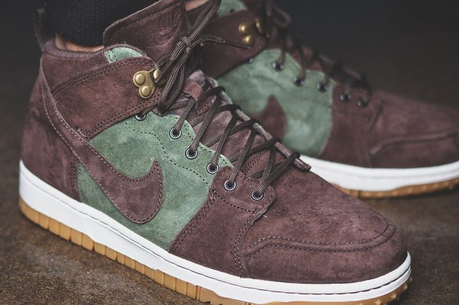 Dunk CMFT,SneakerBoot  Nike Dunk CMFT SneakerBoot “Army Olive” 上脚实拍