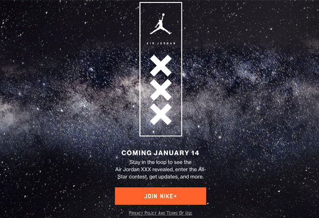 AJ30,Air Jordan XXX,XXX AJ30 威少领衔，Air Jordan XXX 宣传网站开启