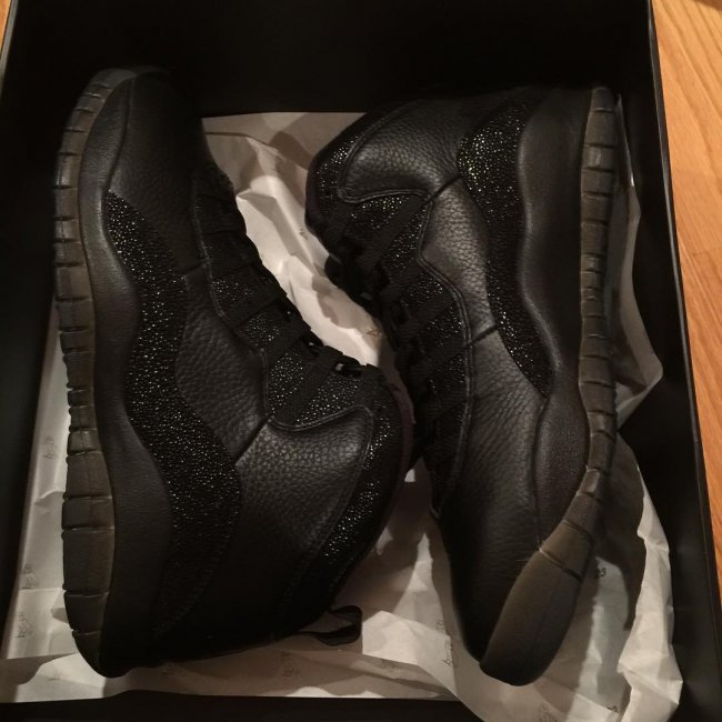 819955-030,AJ10,Air Jordan 10 819955-030AJ10Drake Air Jordan 10 OVO “Black” 全明星周末发售