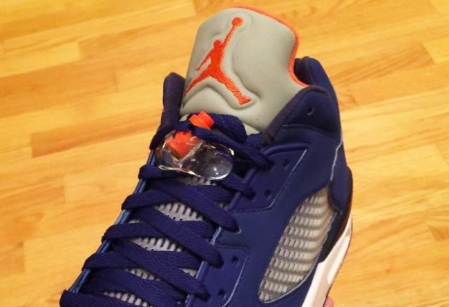 819171-417,AJ5,Air Jordan 5 819171-417AJ5低帮 Air Jordan 5 Low “Knicks” 尼克斯最新实物图片