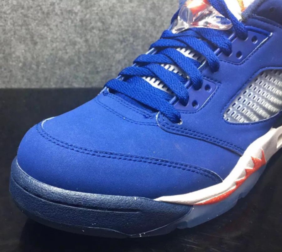 819171-417,AJ5,Air Jordan 5 819171-417AJ5低帮 尼克斯配色 Air Jordan 5 Low “Knicks” 实物新图