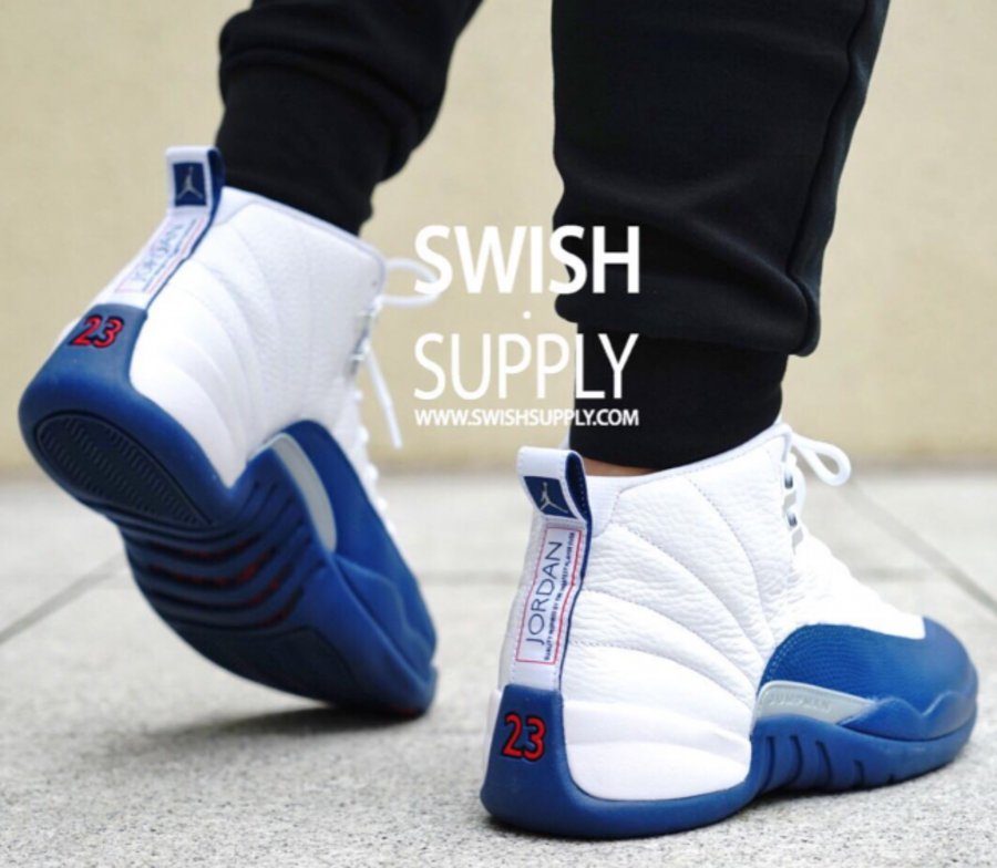 130690-113,AJ12,Air Jordan 12 130690-113AJ12 法国蓝 Air Jordan 12 “French Blue” 上脚实拍