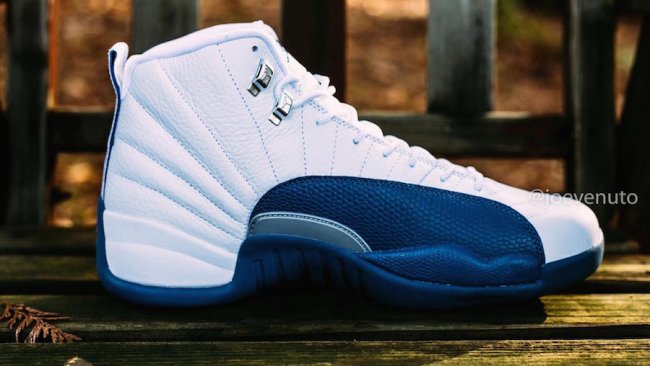 130690-113,AJ12,Air Jordan 12 130690-113AJ12白蓝 法国蓝 Air Jordan 12 “French Blue” 实物近赏