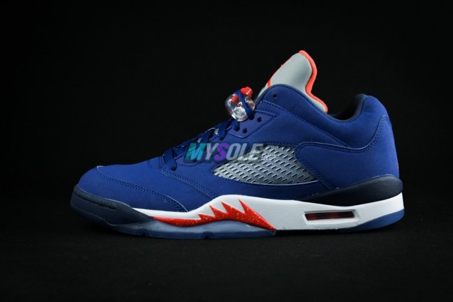 819171-417,AJ5,Air Jordan 5 819171-417AJ5低帮 尼克斯 Air Jordan 5 Low “Knicks” 清晰图赏