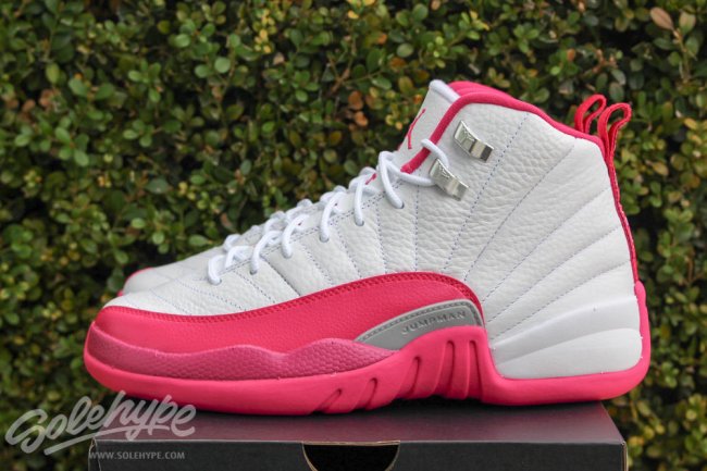 510815-109,AJ12,Air Jordan 12 510815-109AJ12 情人节配色 Air Jordan 12 GS “Dynamic Pink” 实物近赏