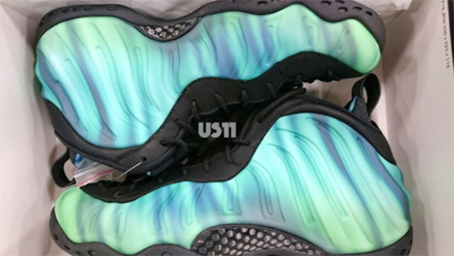 极光喷,Foamposite One,Foamposite 840559-001极光喷 Nike Air Foamposite One “Northern Lights” 全新图片