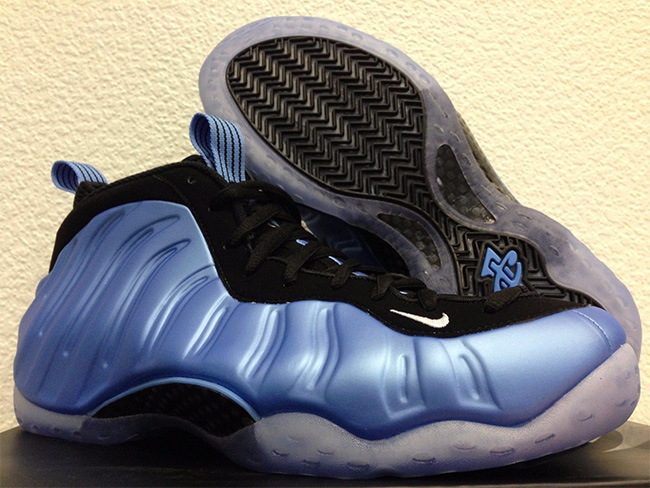 314996-402,Foamposite One,Foam 314996-402 Nike Air Foamposite One “University Blue” 实物开箱