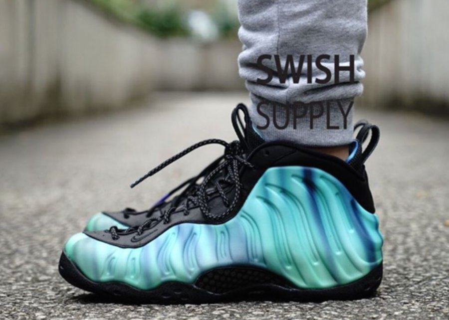 840559-001,Foamposite One,Foam 840559-001极光喷 Nike Air Foamposite One “Northern Lights” 上脚新图