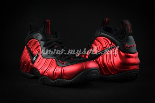 624041-604,Foamposite Pro,Foam 624041-604 红黑泡 Nike Air Foamposite Pro “University Red” 近赏