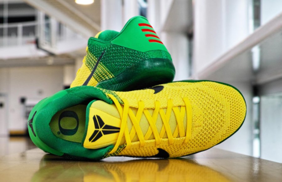 Kobe 11,科比11代  Kobe 11 Elite Low “Oregon Ducks” PE 俄勒冈专属配色