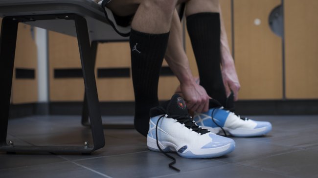 811006-107,AJ30,Air Jordan 30, 811006-107AJ30 Air Jordan XXX “UNC” 北卡蓝上脚实拍