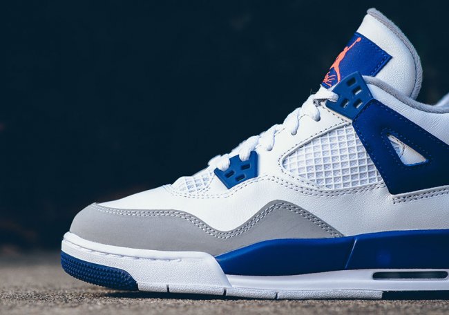 487724-132,AJ4,Air Jordan 4 487724-132AJ4骑士 女款专属 Air Jordan 4 GS “Deep Royal Blue” 即将发售