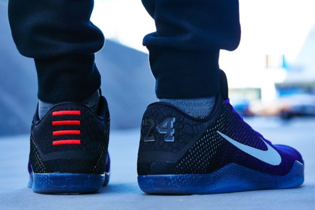 822675-510,Kobe 11 Elite Low,K 822675-510科比11 Kobe 11 Elite Low “Eulogy” 上脚实拍