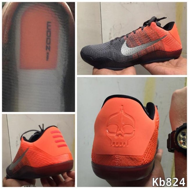Kobe 11,科比11代 科比11代 Kobe 11 Elite Low 灰橙新色曝光