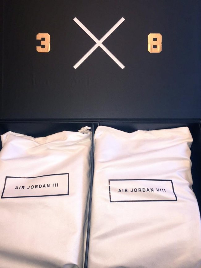 AJ3,Air Jordan 3,AJ8,Air Jorda AJ3 AJ8 Marcus Jordan 网晒 Air Jordan 3 & 8 Kobe Pack