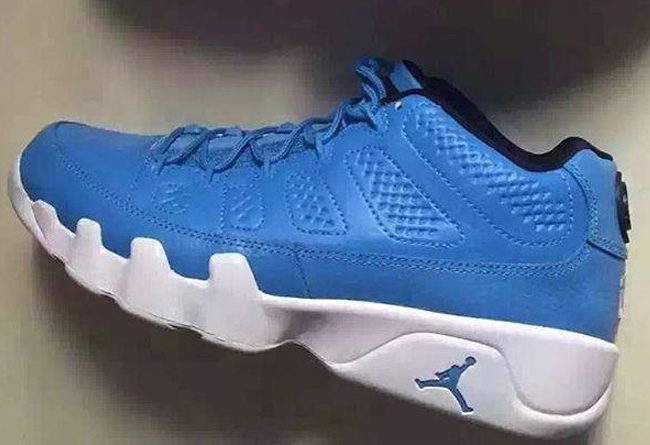 AJ9,Air Jordan 9 AJ9低帮 2016 款 Air Jordan 9 Low “Pantone” 北卡蓝首次曝光