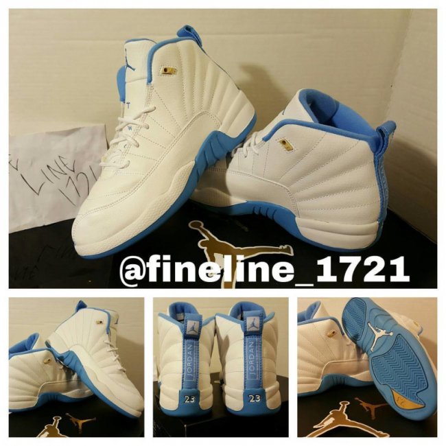 510815-127,AJ12,Air Jordan 12 510815-127AJ12 女款专属 Air Jordan 12 GS “University Blue” 首次曝光