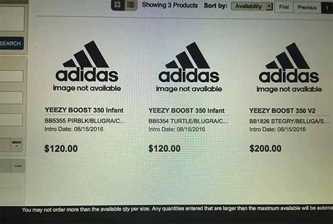 Yeezy 350 Boost,Yeezy BB1826椰子 升级版？Yeezy 350 Boost V2 发售信息曝光