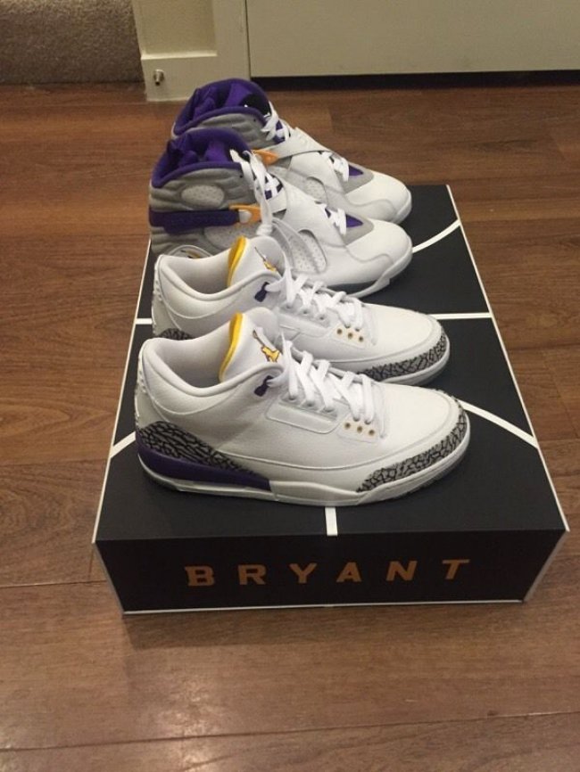 AJ3,Air Jordan 3 AJ3 你也有机会购入 Air Jordan 3 & 8 “Kobe” 科比套装