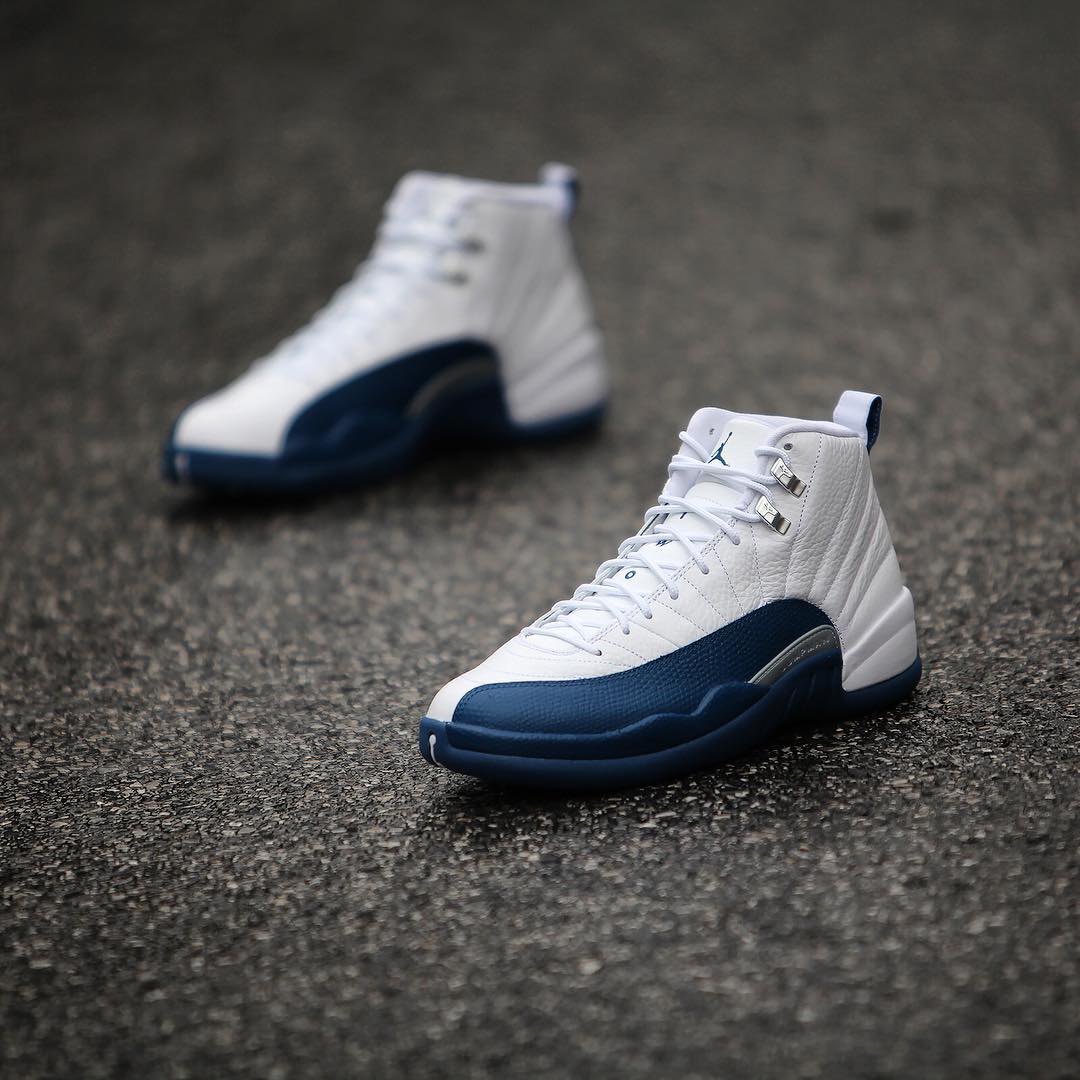 130690-113,AJ12,Air Jordan 12, AJ12法国蓝量大吗 四月发售，Air Jordan 12 “French Blue” 美图近赏