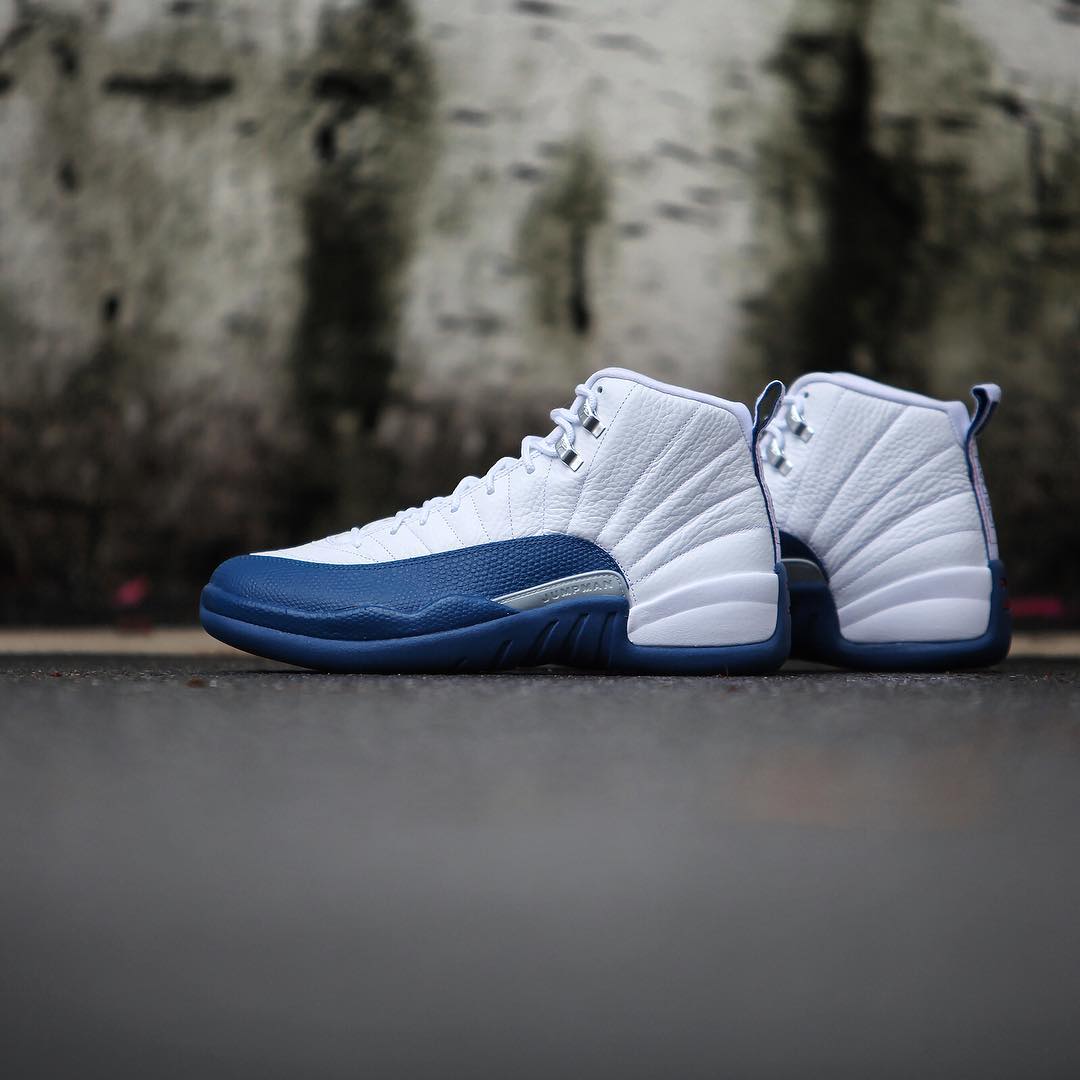 130690-113,AJ12,Air Jordan 12, AJ12法国蓝量大吗 四月发售，Air Jordan 12 “French Blue” 美图近赏
