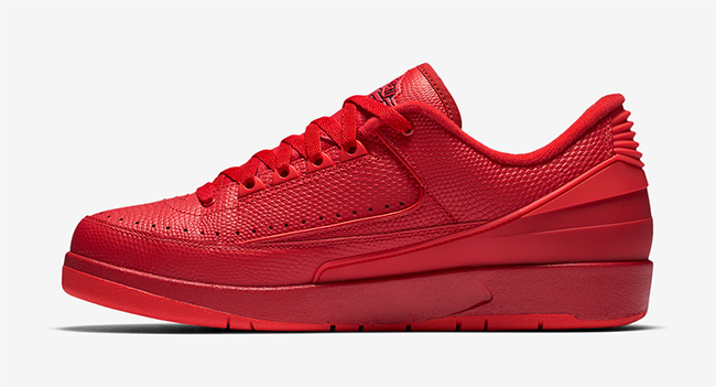 832819-606,AJ2,Air Jordan 2 832819-606AJ2低帮 Air Jordan 2 Low “Red” 全红配色即将发售