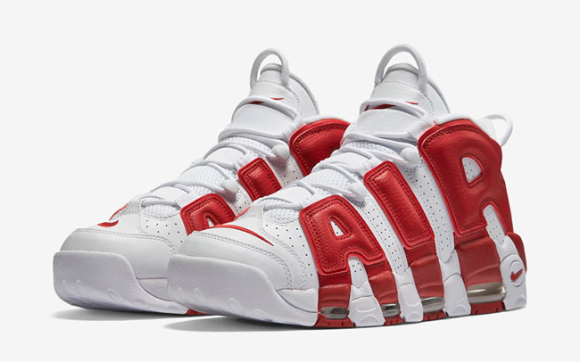 大Air,Uptempo,Nike,皮蓬 大AIR中国发售价 白红配色 Nike Air More Uptempo “Varsity Red” 官图释出
