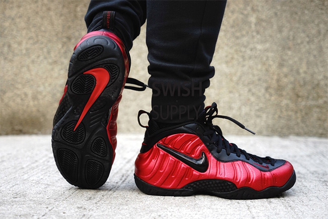 624041-604,Foamposite Pro,Foam 红黑泡624041-604 Nike Air Foamposite Pro “University Red” 下月发售