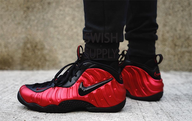 624041-604,Foamposite Pro,Foam 红黑泡624041-604 Nike Air Foamposite Pro “University Red” 下月发售