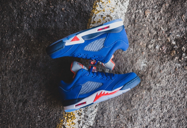 819171-417,AJ5,Air Jordan 5 819171-417AJ5低帮 骑士配色 Air Jordan 5 Low “Cavs” 现已发售
