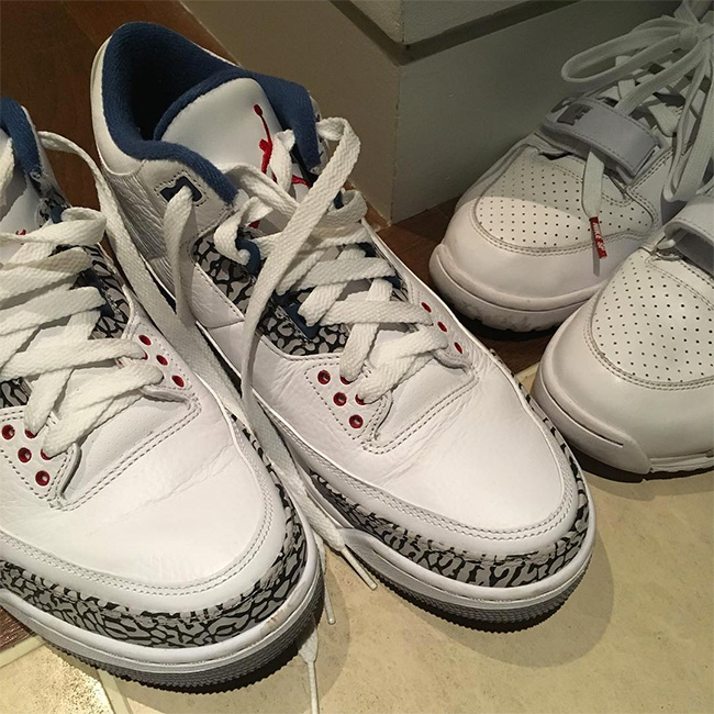 AJ3,Air Jordan 3 AJ3 2016发售信息 藤原浩网晒 Air Jordan 3 “True Blue”