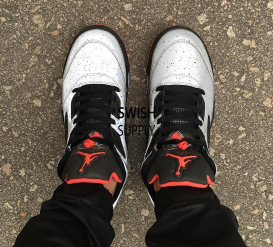 846315-025,AJ5,Air Jordan 5 846315-025AJ5 内马尔配色 Air Jordan 5 Low “Neymar” 上脚实拍