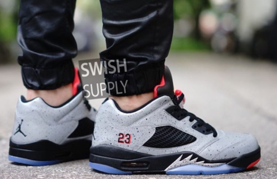 846315-025,AJ5,Air Jordan 5 846315-025AJ5 内马尔配色 Air Jordan 5 Low “Neymar” 上脚实拍