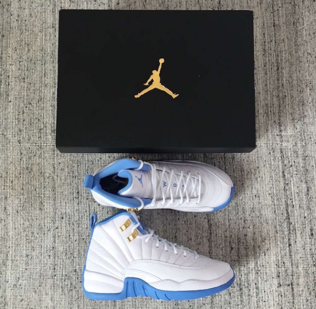 510815-127,AJ12,Air Jordan 12 510815-127AJ12 北卡蓝 Air Jordan 12 GS “University Blue” 下月发售