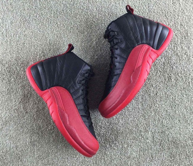 130690-002,AJ12,Air Jordan 12 130690-002AJ12黑红 最经典黑红！Air Jordan 12 “Flu Game” 下月重磅回归